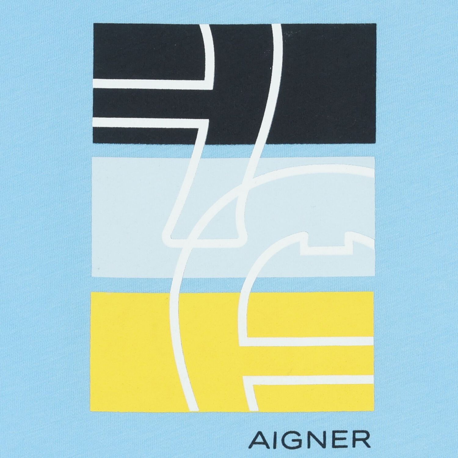 Younger Boys Blue Logo T-Shirt, 2, hi-res