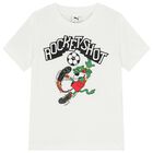 Boys White Logo T-Shirt, 1, hi-res
