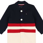 أفرول أولاد بالشعار باللون الكحلي و البيج , 1, hi-res