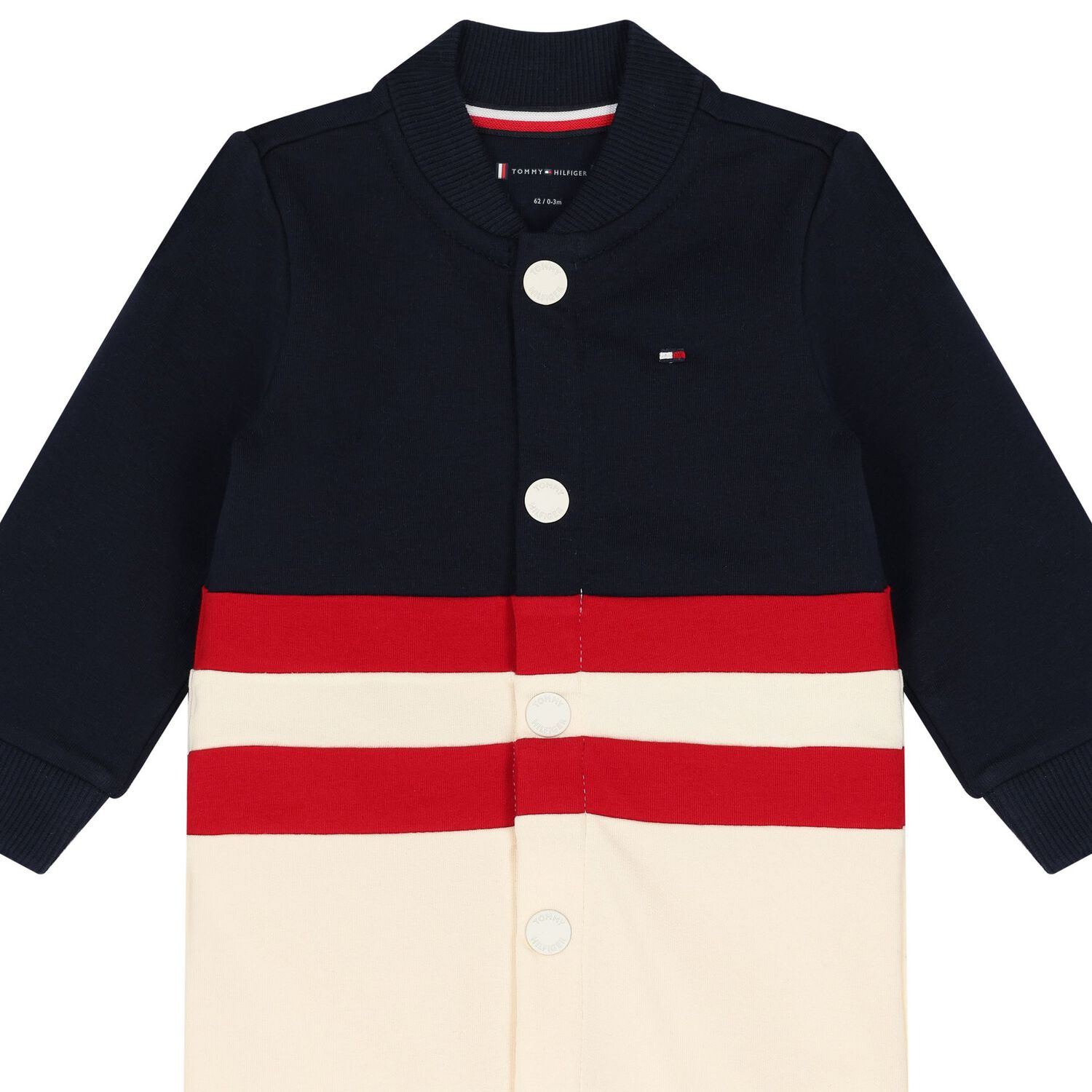 أفرول أولاد بالشعار باللون الكحلي و البيج , 1, hi-res