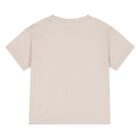 Younger Boys Beige Crocodile T-Shirt, 2, hi-res