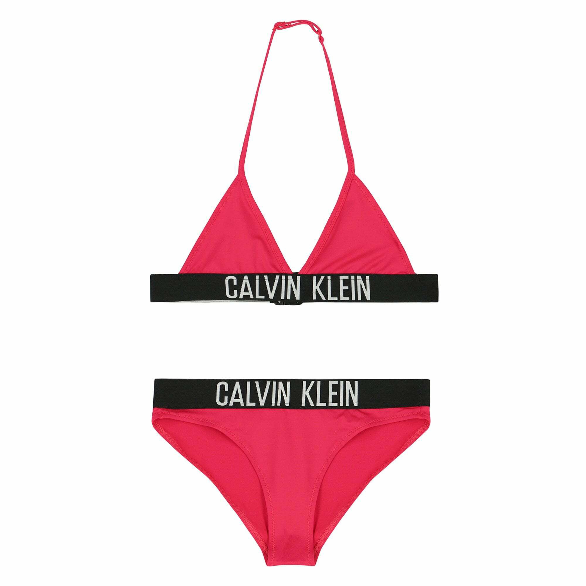 Calvin Klein Girls Pink Logo Bikini Junior Couture UAE