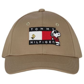 Beige Snoopy Logo Cap
