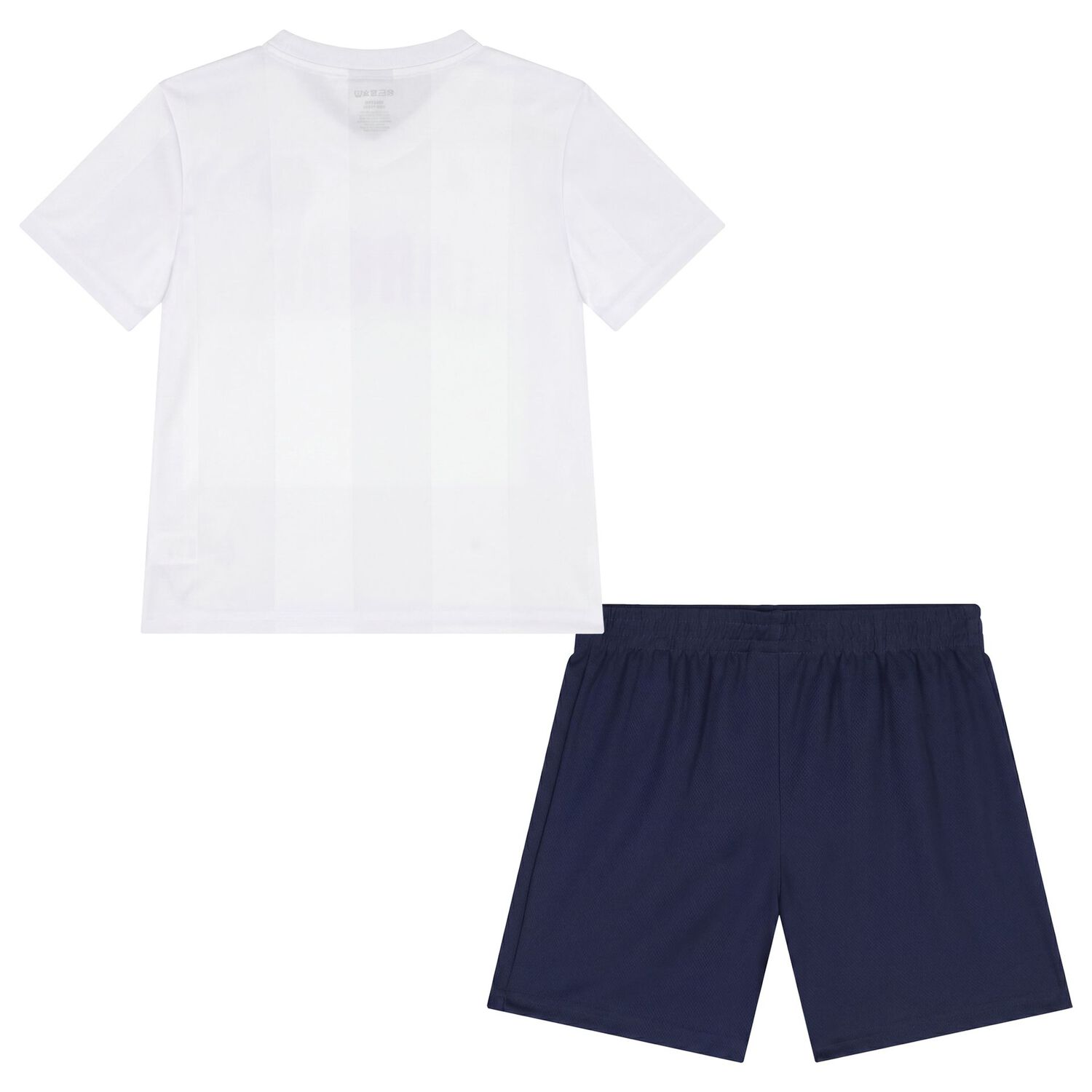 Boys White & Navy Blue Jordan Shorts Set, 3, hi-res