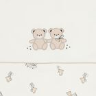 Ivory Teddy Bear Baby Blanket, 1, hi-res