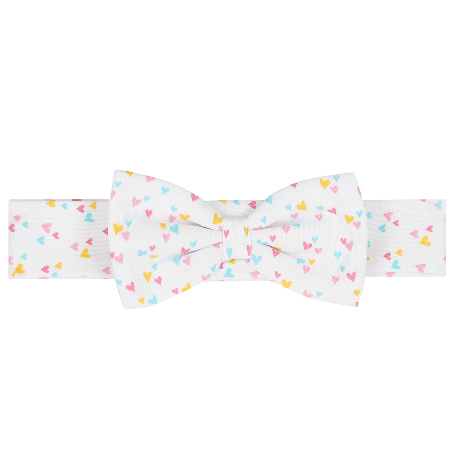 Baby White & Pink Bow Headband, 1, hi-res