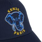 Navy Blue Elephant Logo Cap, 2, hi-res