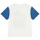 Boys White Basketball T-Shirt, 1, hi-res