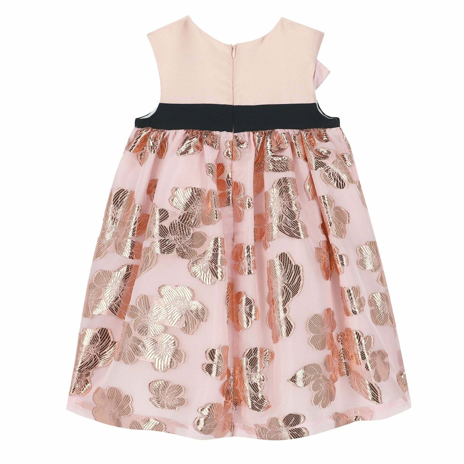 فستان عيد مطرز باللون الوردى والذهبى , 1, hi-res image number null