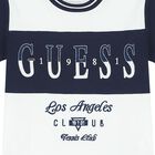 Boys White & Navy Blue Logo T-Shirt, 1, hi-res
