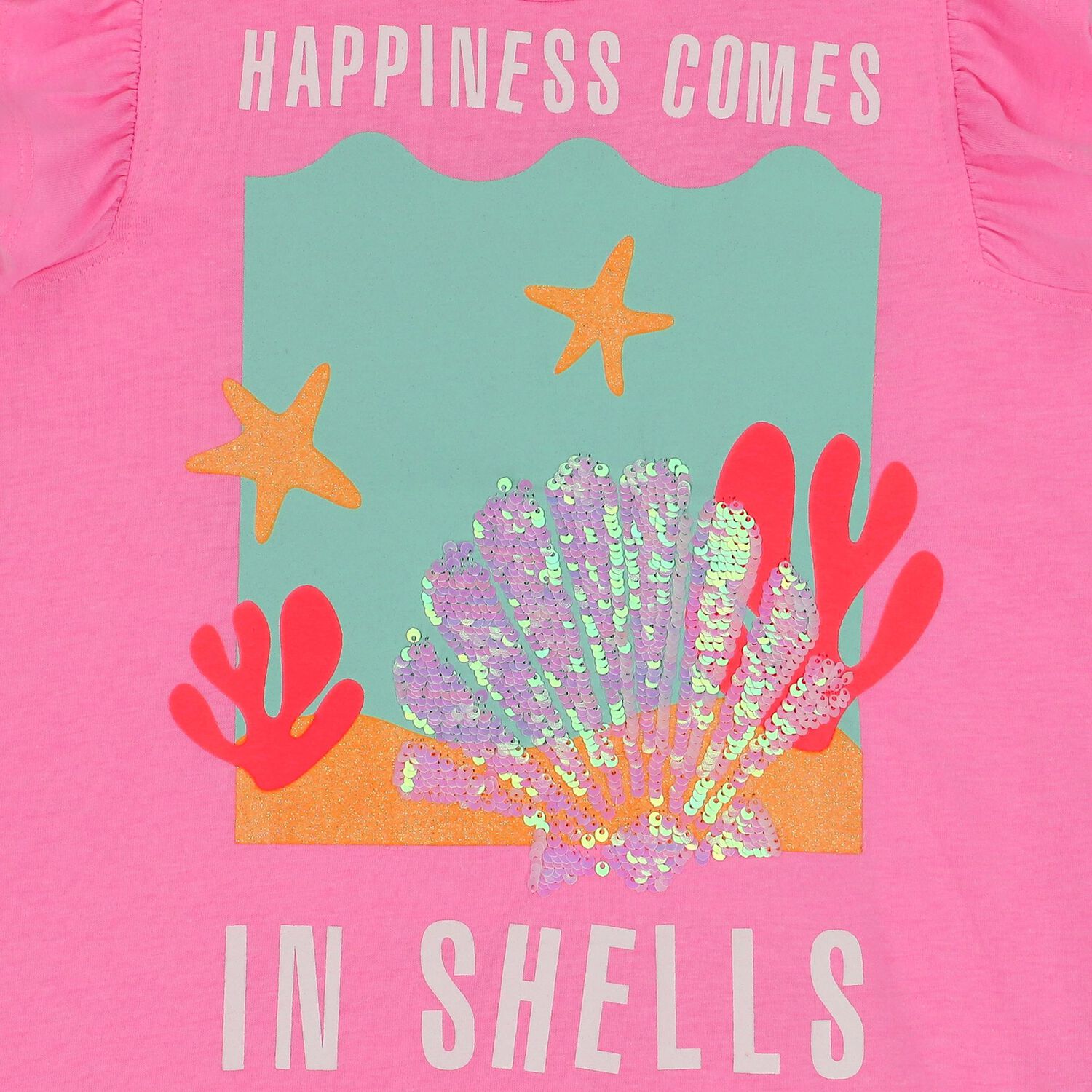 Girls Pink Sequin Jersey Dress, 1, hi-res