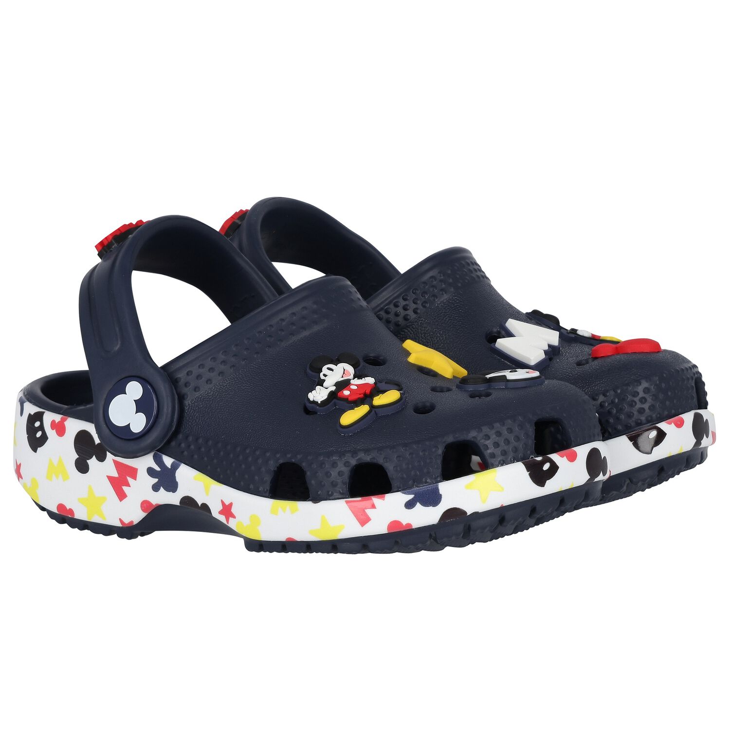 Navy Blue Mickey Mouse Classic Clogs Sandals, 1, hi-res image number null