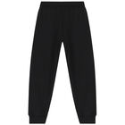 Boys Black Logo Joggers, 1, hi-res