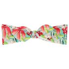 Girls White T-Shirt & Headband Set, 1, hi-res