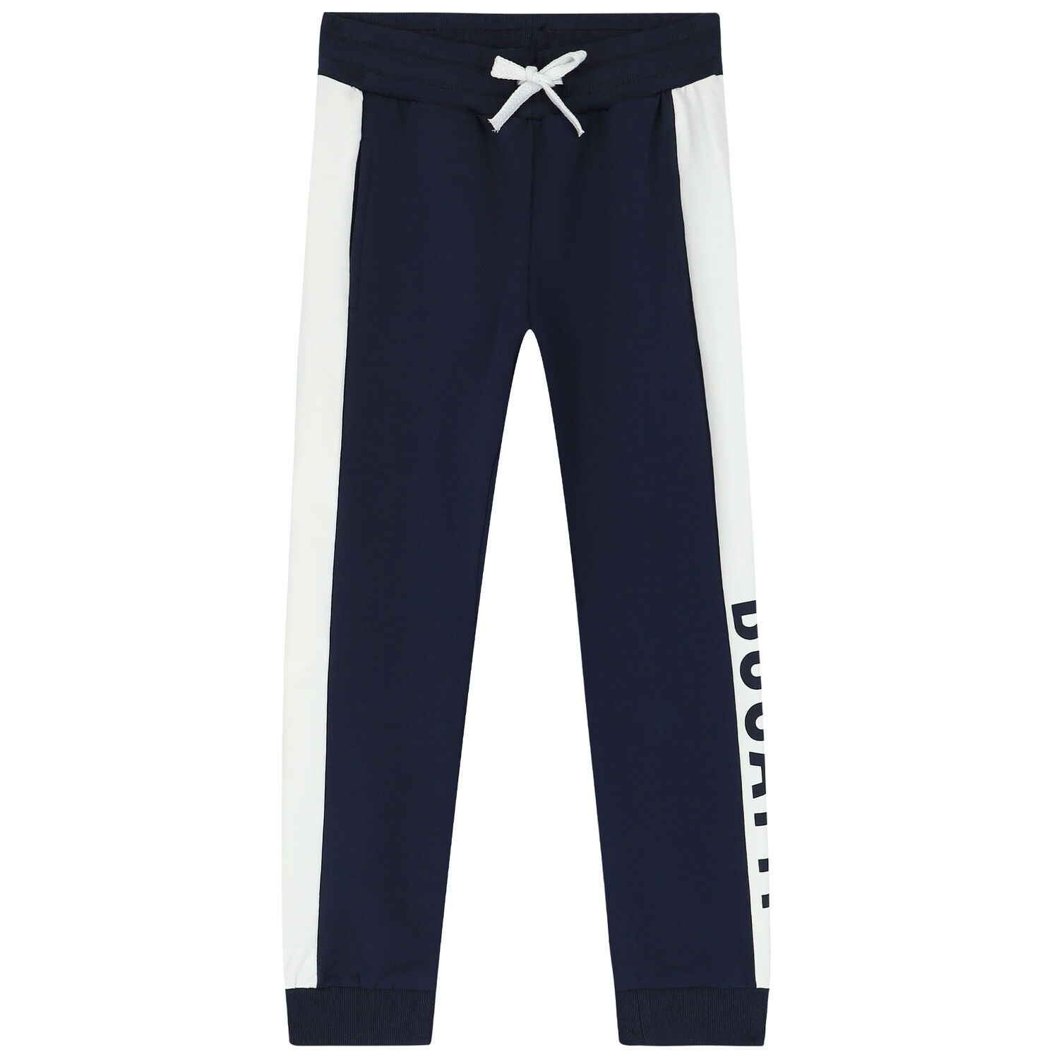 Boys Navy & White Logo Joggers, 1, hi-res image number null
