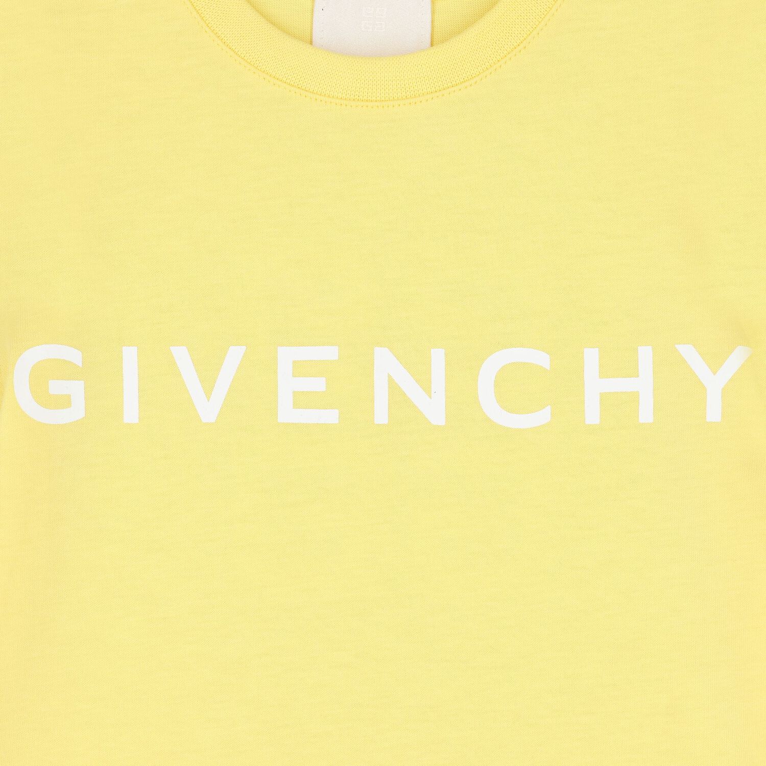 تيشيرت اصفر بالشعار للاطفال الصغار , 3, hi-res