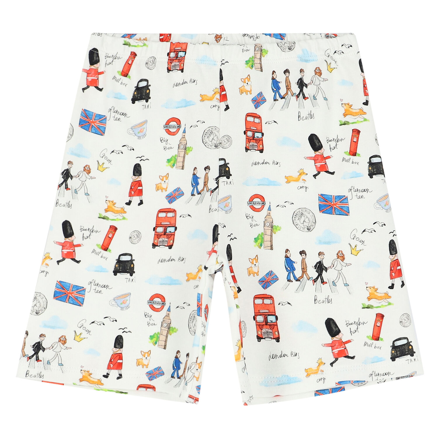 Boys White Graphic Pyjama, 1, hi-res