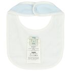 طقم هدايا ملابس أولاد باللونين الأزرق والعاجي بشعار العلامة التجارية, 2, hi-res