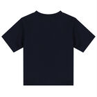 Navy Blue Thomas Bear Logo T-Shirt, 1, hi-res
