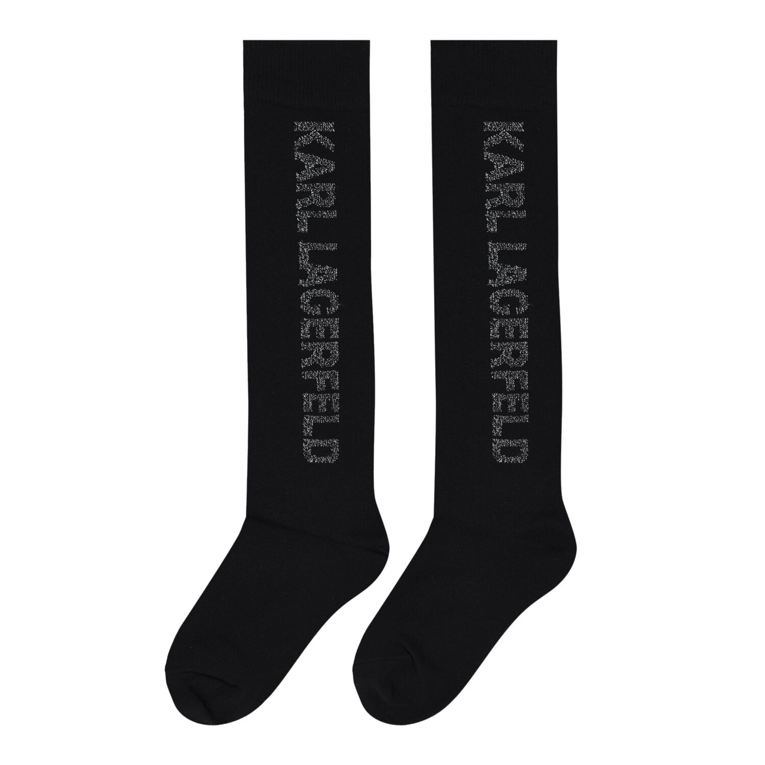 Girls Black Logo Socks, 1, hi-res image number null