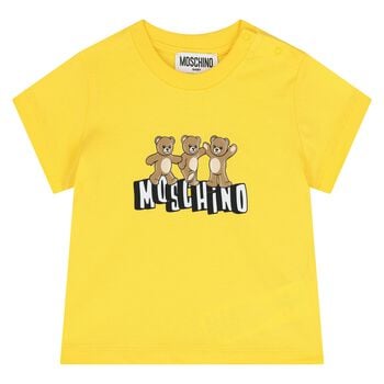 Younger Yellow Teddy Bear Logo T-Shirt