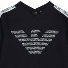 افرول بالشعار باللون الكحلى للاولاد, 1, hi-res