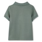 تيشيرت أولاد بولو بالشعار باللون الأخضر, 1, hi-res