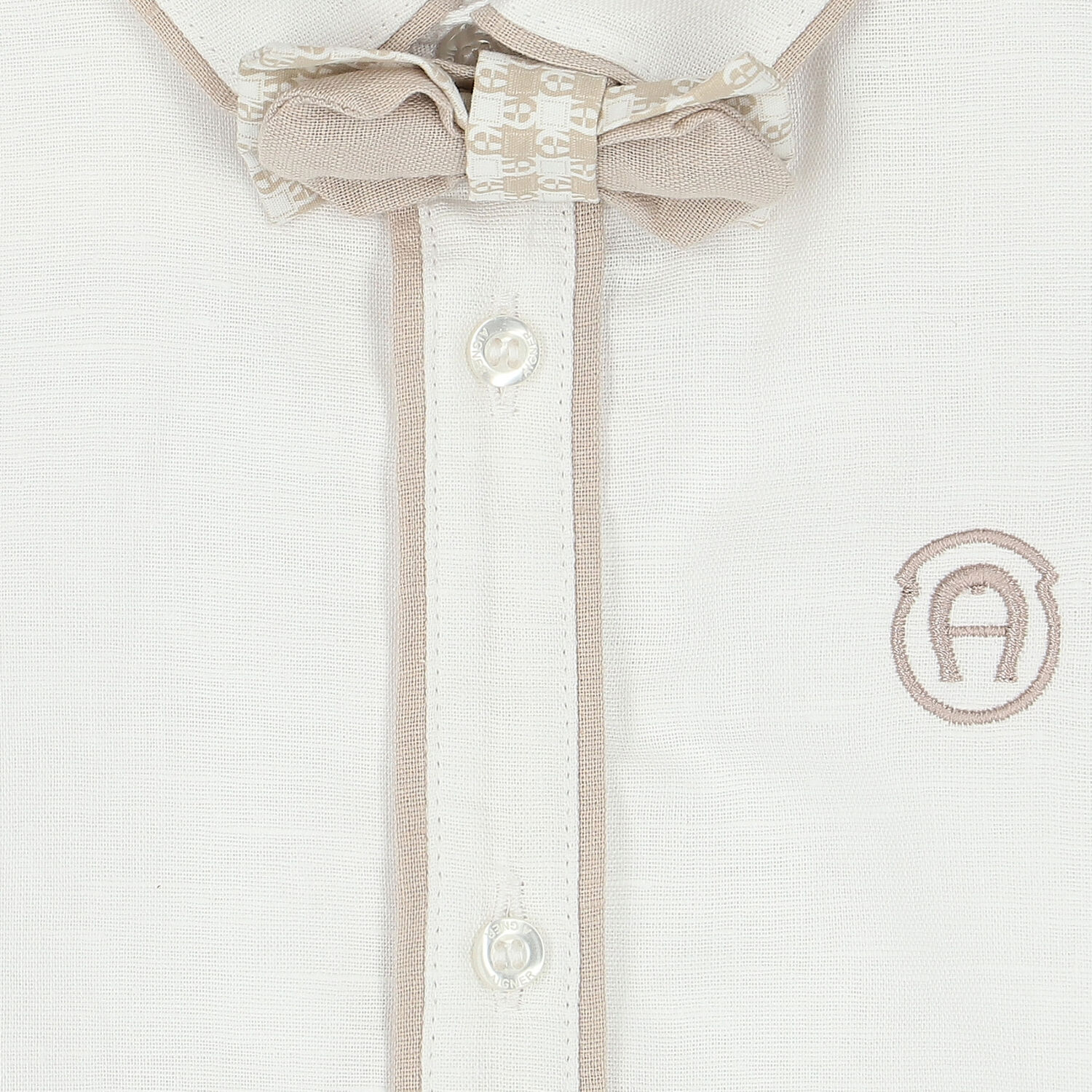 قميص بالشعار باللون الأبيض للأولاد, 1, hi-res