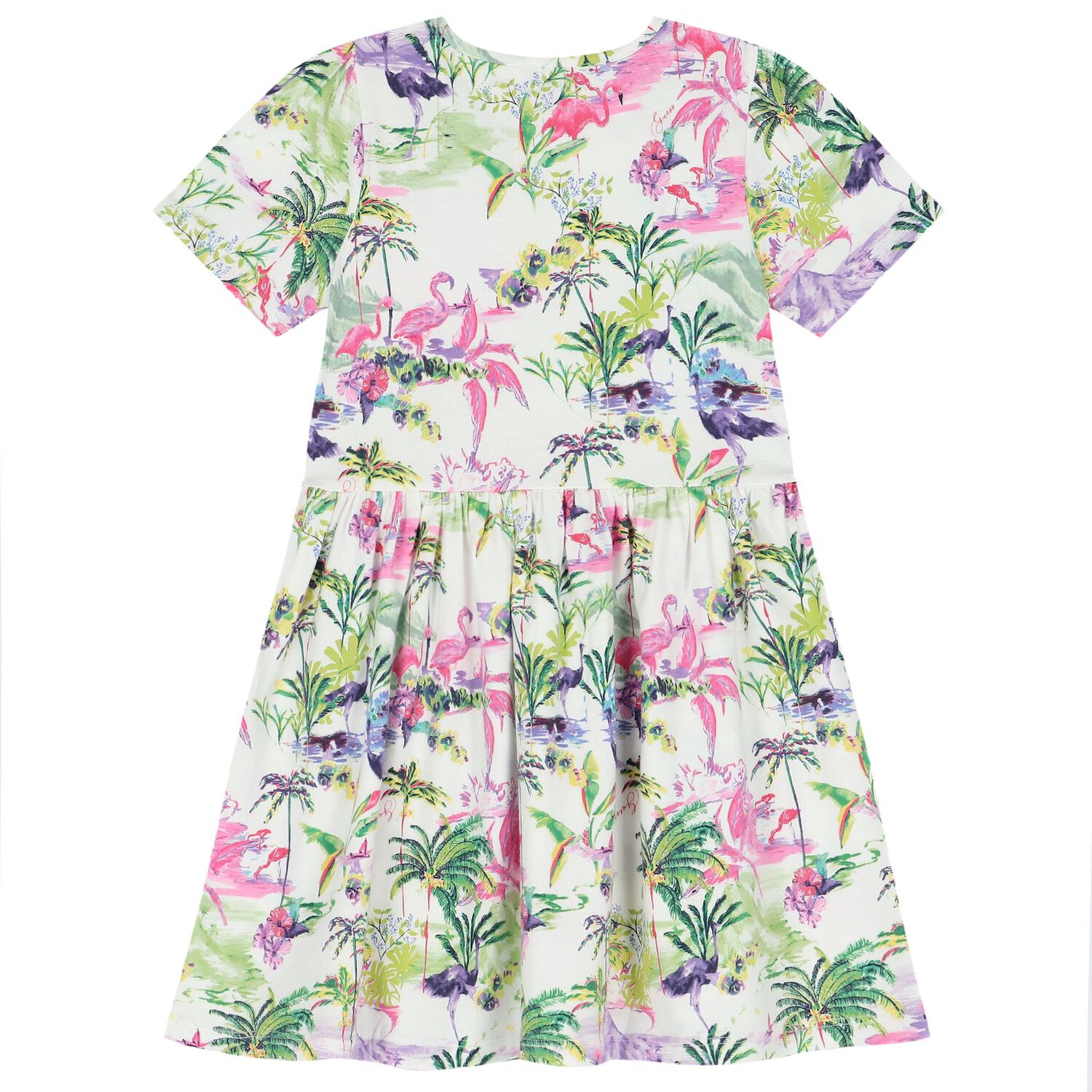 Botanical Print T-Shirt Dress, 1, hi-res image number null