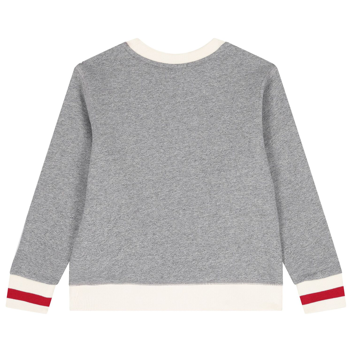 سويت شيرت بولو بشعار الدب الرمادي للأولاد, 1, hi-res