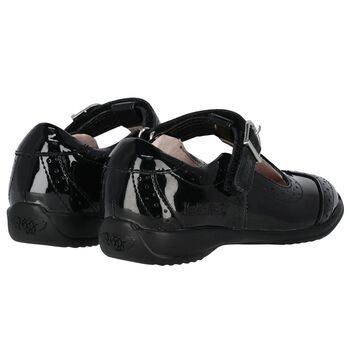 Girls Black Patent Shoes