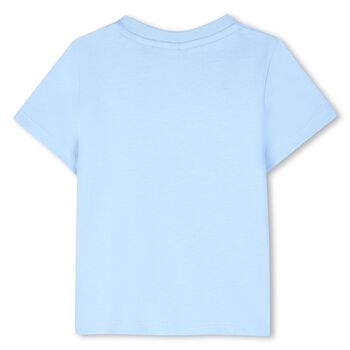 Younger Boys Blue Logo T-Shirt