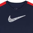 Boys Navy Blue & Red Logo T-Shirt, 1, hi-res