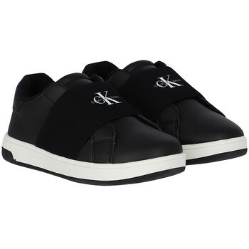 Black Logo Trainers