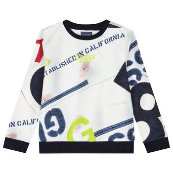 Boys Multi-Coloured Logo Sweatshirt