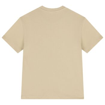 Beige Logo T-Shirt