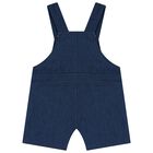 طقم دونجرى اطفال باللون الابيض والازرق , 1, hi-res