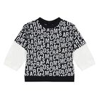 Younger Boys Black Logo Tracksuit, 1, hi-res