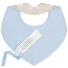 Baby Boys Blue & Beige Waterproof Bib Set ( 2-Pack ), 2, hi-res