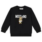 سويتشيرت بشعار تيدي بير باللون الأسود, 6, hi-res