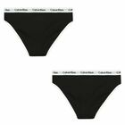 Girls Black Bikini Brief (2 Pack), 1, hi-res
