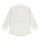 قميص اولاد بالشعار باللون الابيض , 1, hi-res