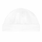 Baby Girls White Logo Hat, 1, hi-res