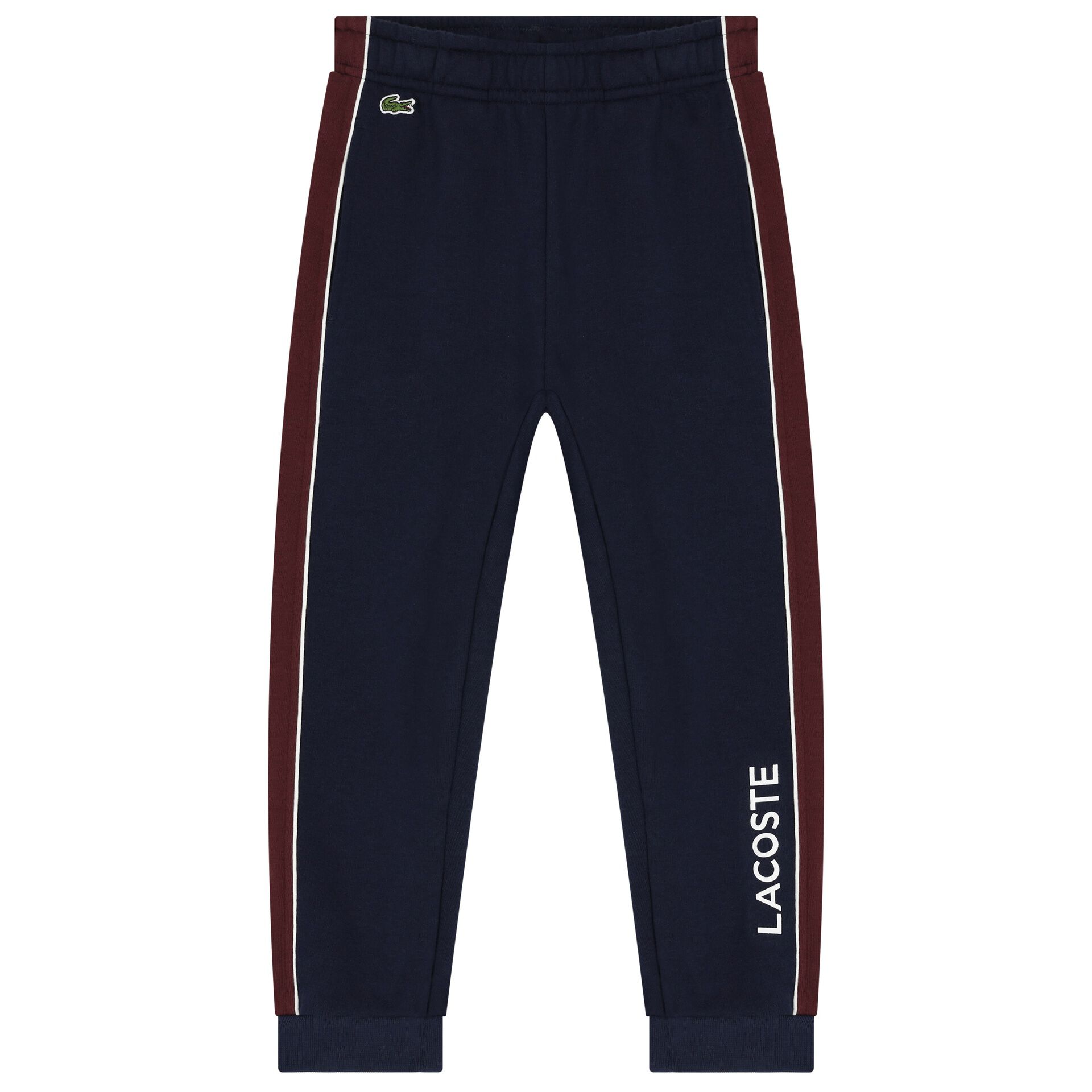 Lacoste Boys Navy Blue Logo Joggers Junior Couture UAE