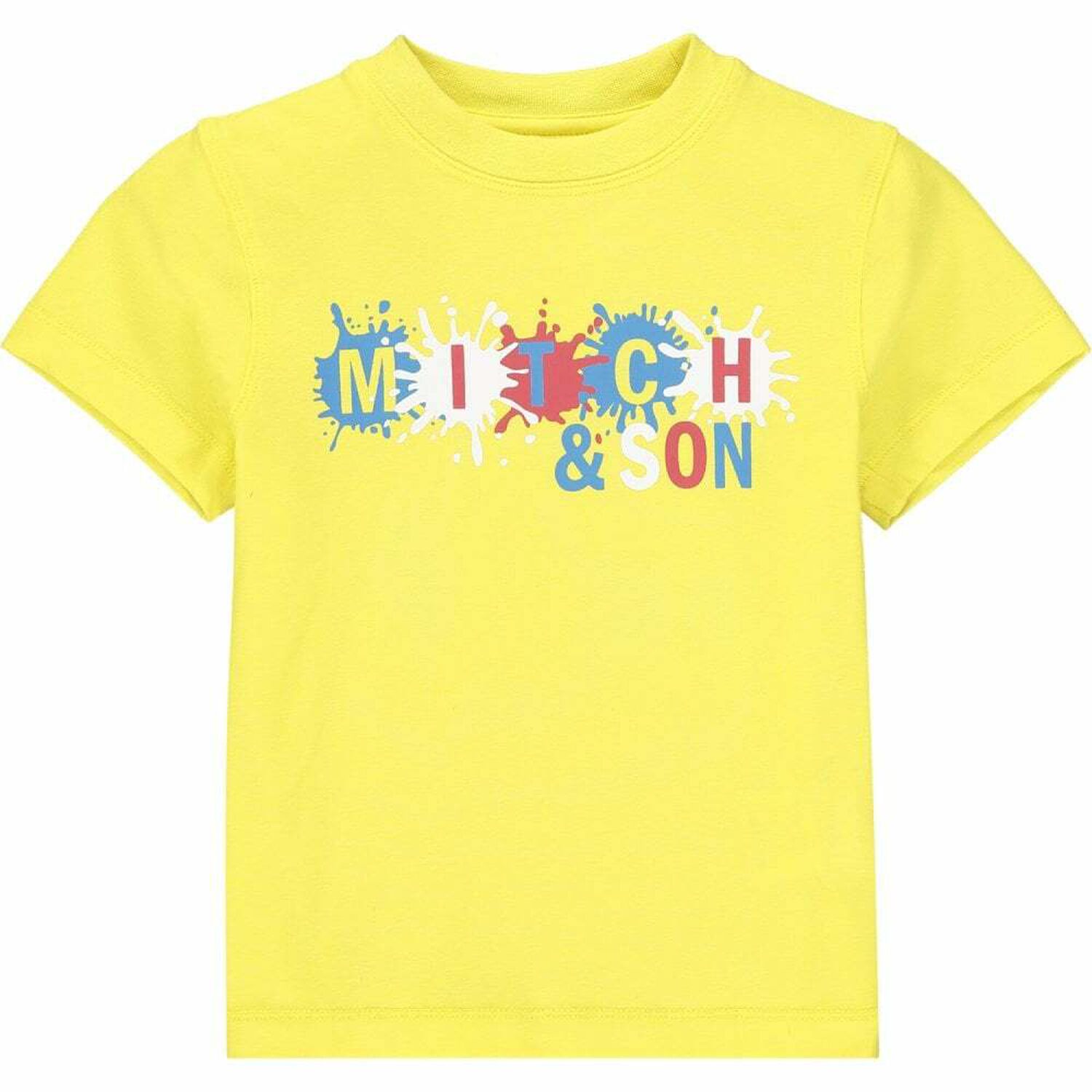 Boys Yellow Logo T-Shirt, 1, hi-res image number null