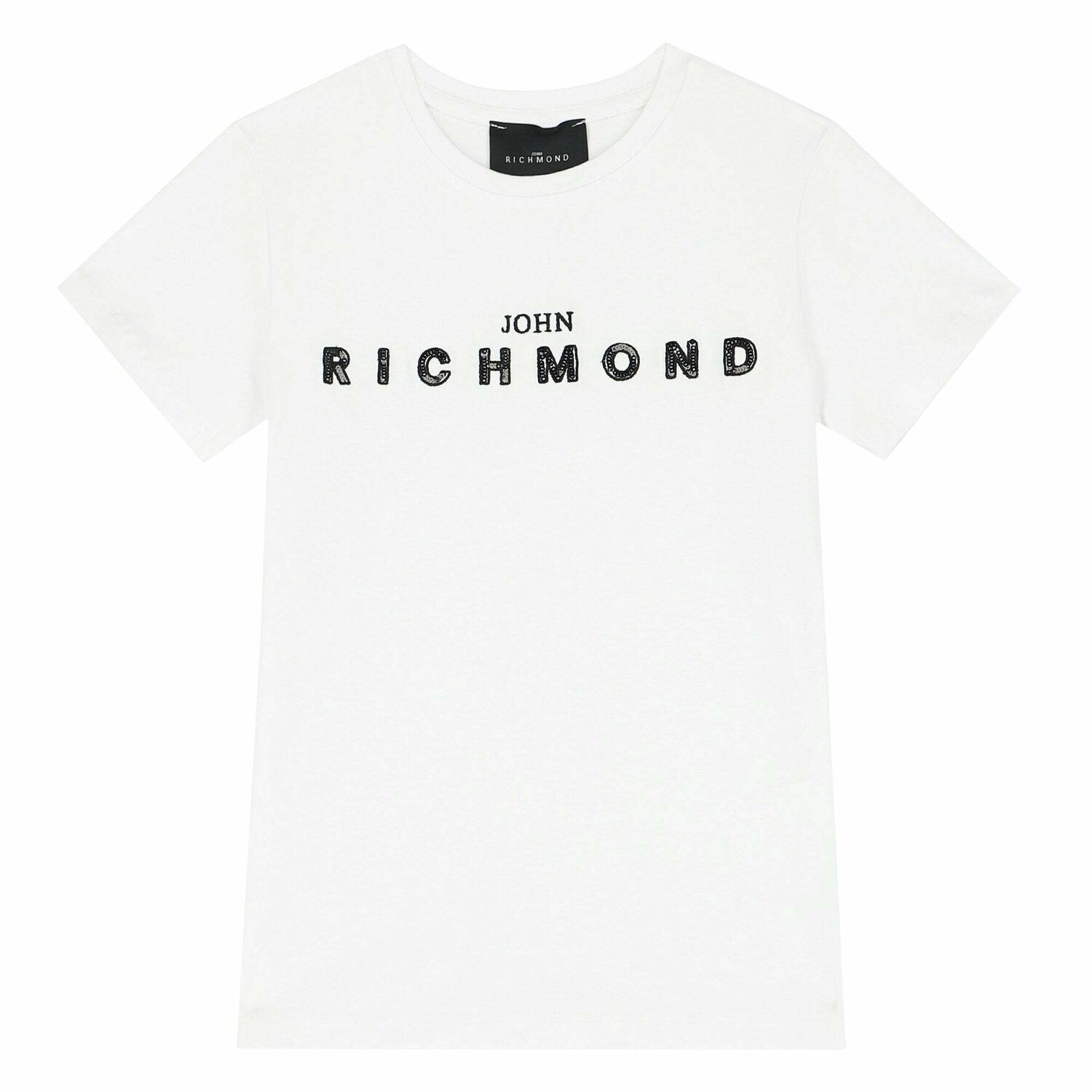 Boys White Logo T-Shirt, 2, hi-res