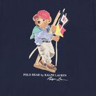 Baby Boys Navy Blue Polo Bear T-Shirt, 1, hi-res