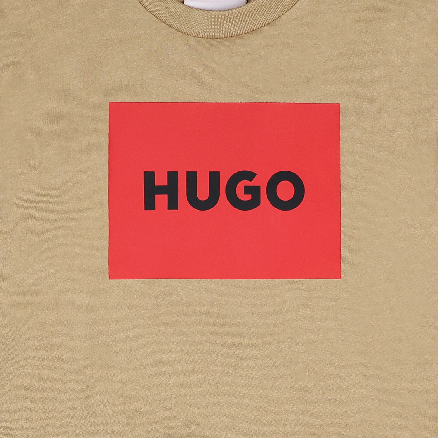 Boys Beige Logo T-Shirt , 6, hi-res