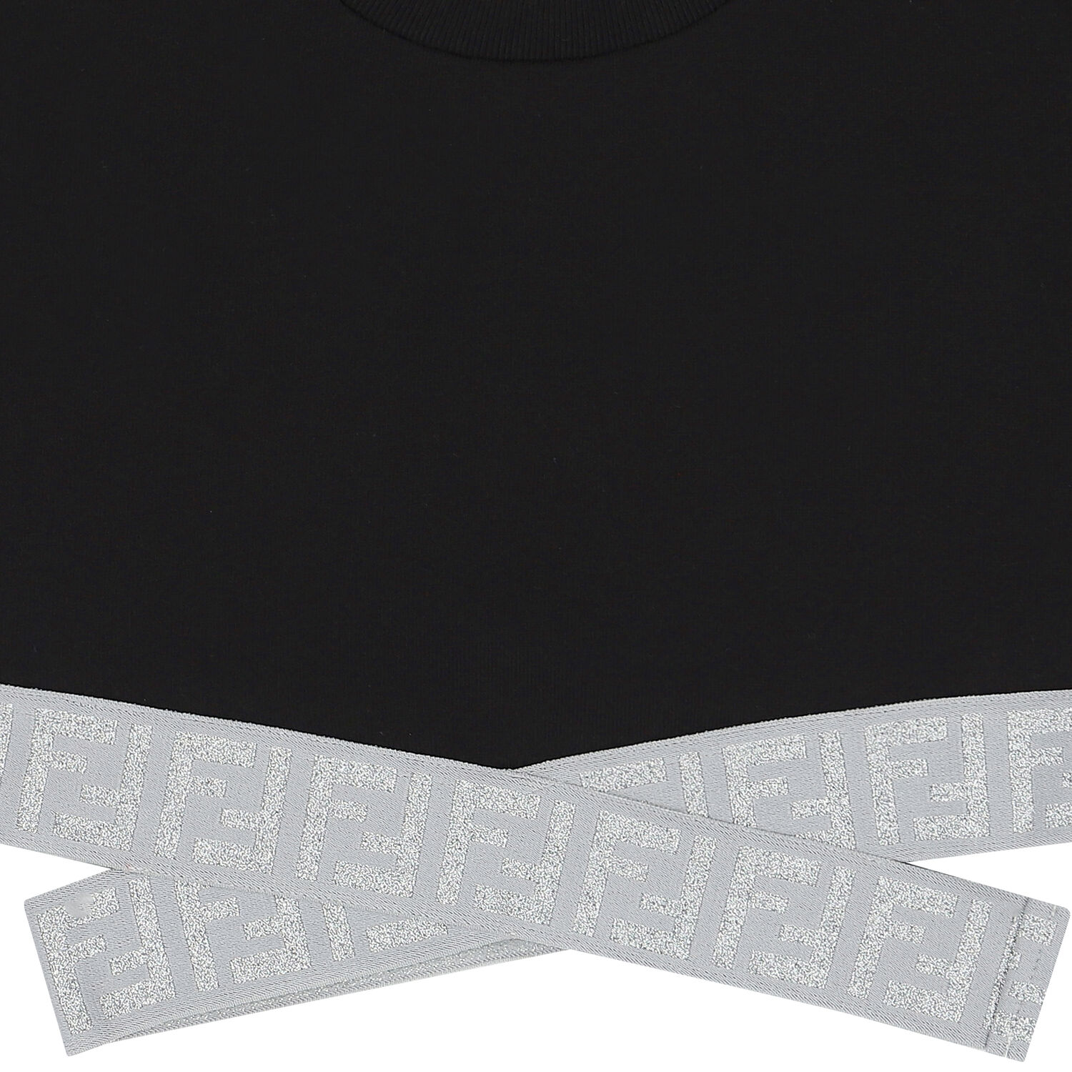Girls Black & Grey Logo T-Shirt, 1, hi-res image number null