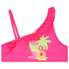 Girls Pink Frill Bikini, 1, hi-res